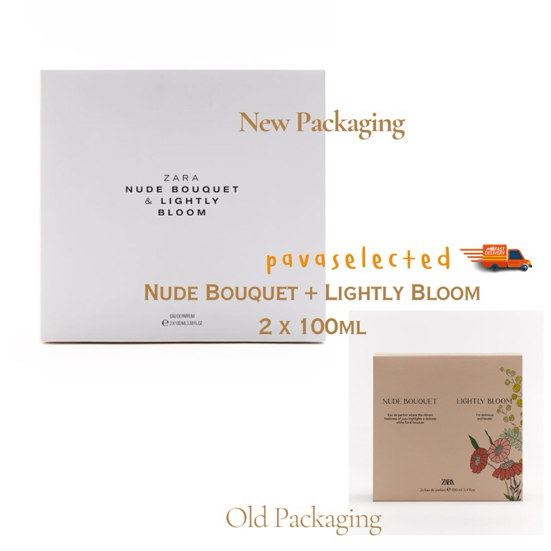 Zara Nude Bouquet Lightly Bloom Edp Shopee Thailand