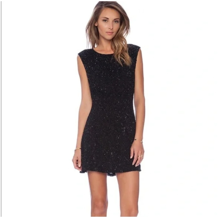 Mlv By Mayren Lee Viray Kari Sequin Dress In Black Size S Shopee Thailand