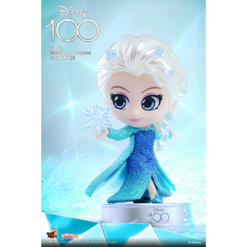 Hot Toys ฟกเกอรของสะสม Cosbaby COSB1071 Elsa Glitter Color Version