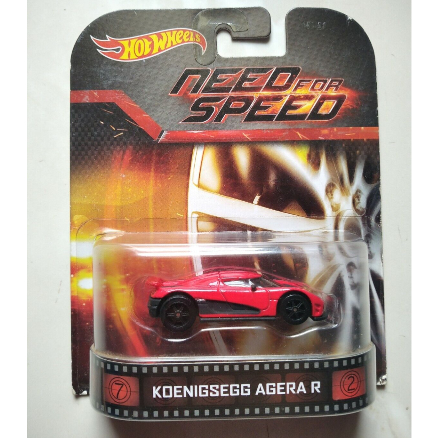 Retro Entertainment Need For Speed Koenigsegg Agera R Red Vhtf Rare