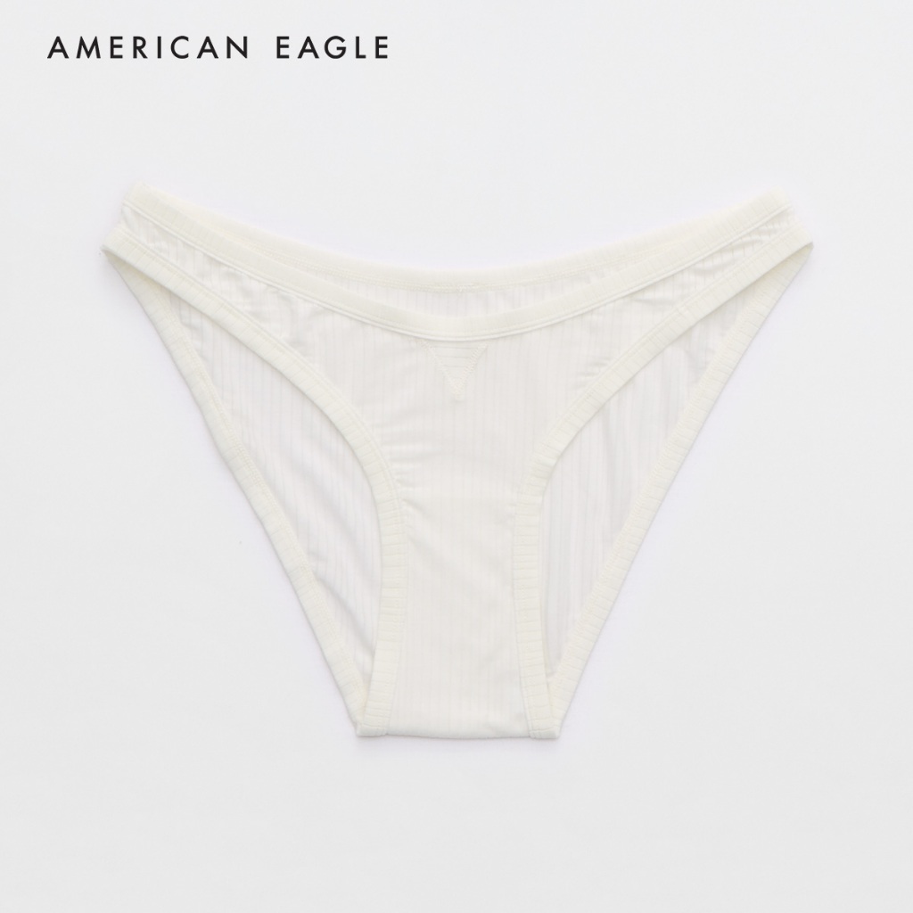 Aerie Modal Ribbed High Cut Bikini Underwear กางเกง ชนใน ผหญง บก