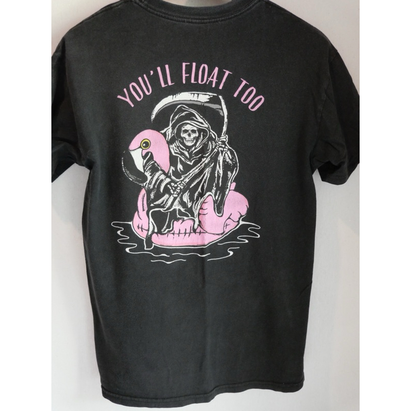 Youll Float Too Graphic Grim Reaper Flamingo Shopee Thailand