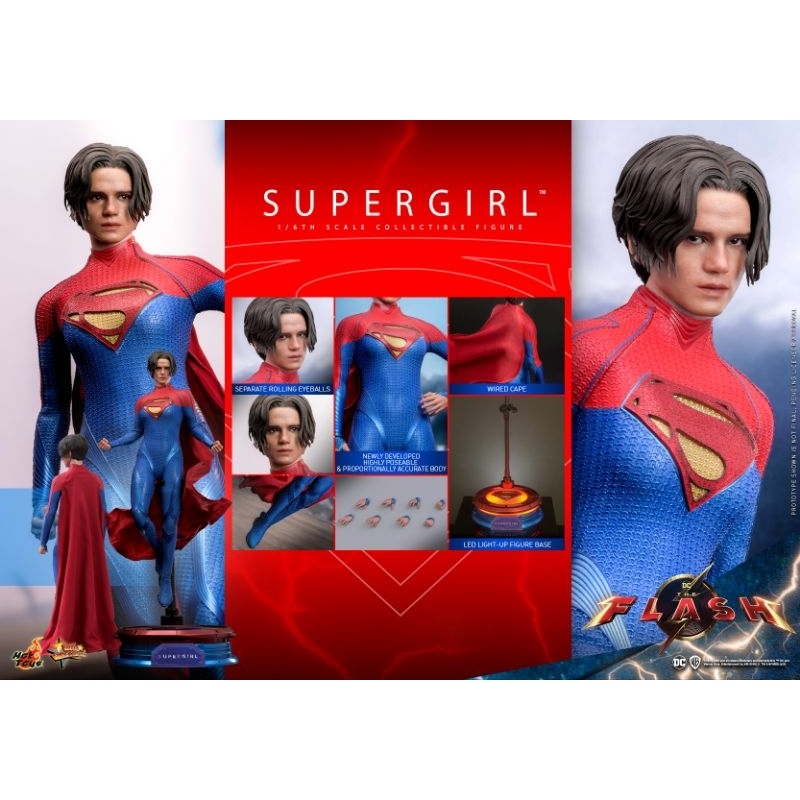 Hot Toys Mms The Flash Supergirl Shopee Thailand