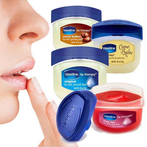 ภาพหน้าปกสินค้าใหม่ ลิป Vaseline Lip Therapy 7g แท้พร้อมส่ง ริมฝีปากชมพู เนียนนุ่ม ++