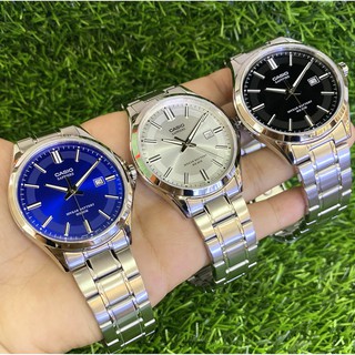 Casio คริสตัลแซฟไฟร์ สายสแตนเลส รุ่น MTS 100D MTS 100L MTS 110D MTS 110L ของแท้ประกันศูนย์ cmg1 ปี img 0