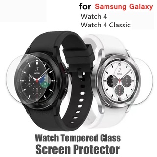 ภาพขนาดย่อของสินค้า3 pcs 10 pcs กระจกนิรภัยสำหรับ Samsung Galaxy นาฬิกา 4 40 มม. 44 มม. Watch4 คลาสสิก 42 มม. 46 มม. 9 H ป้องกันหน้าจอรอบสมาร์ทนาฬิกาป้องกันฟิล์ม