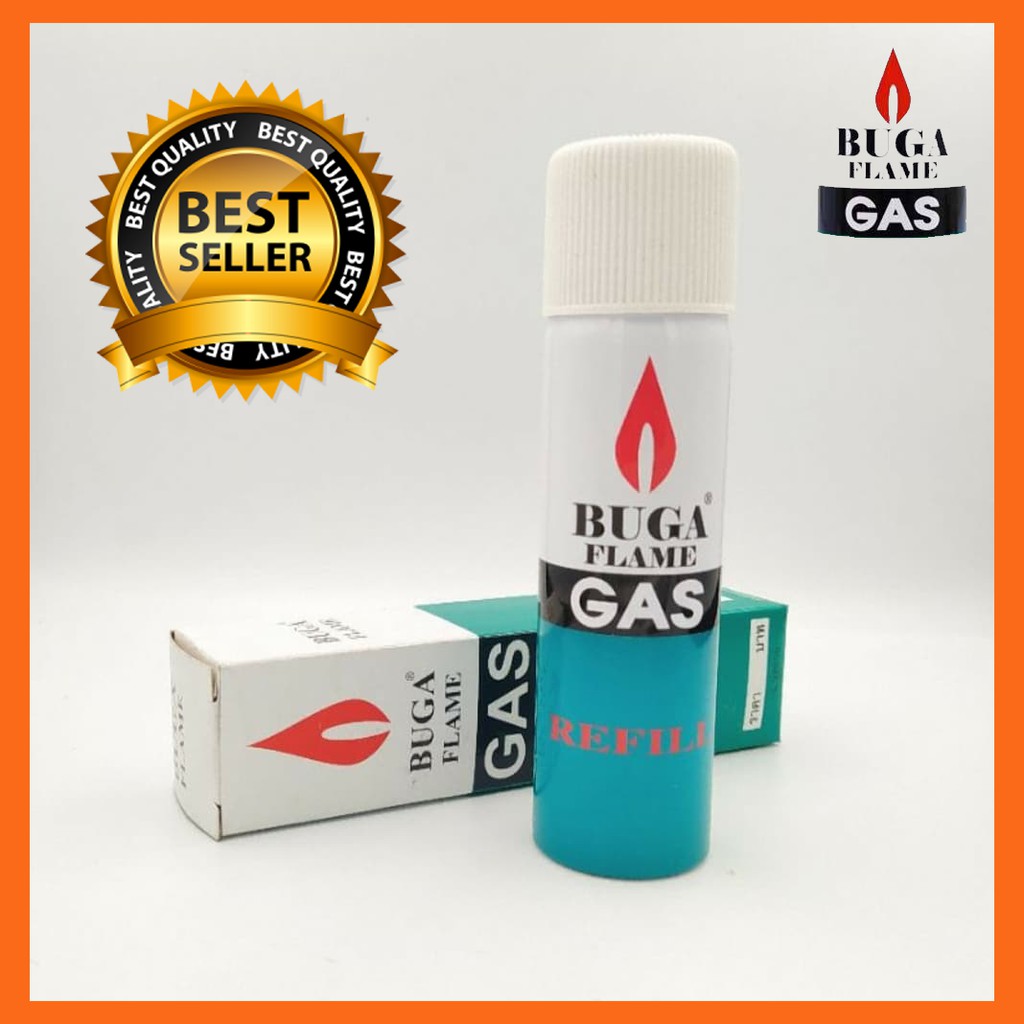 BUGA GAS บูก้าแก๊ส แก๊สเติมไฟแช็ค แก๊สกระป๋องเล็ก แก๊สไฟแช็ค ขนาด 50 ...