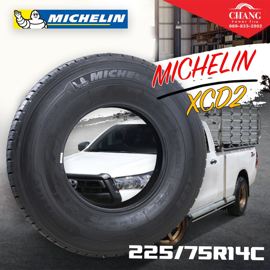 225-75r14-รุ่นxcd2-ยี่ห้อmichelin