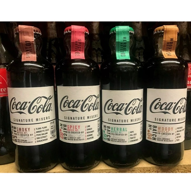 โค้ก ไว้เพื่อผสมเหล้าโดยเฉพาะ นำเข้าUK CocaCola Signature Mixers Set
