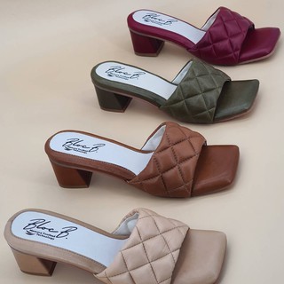 ภาพหน้าปกสินค้า[พร้อมส่ง] Memo Madison 2\" heels -Fall Color- รองเท้าแตะส้นสูง 2 นิ้ว ที่นิ่มที่สุด เสริมพื้นหนานุ่มด้วย Memory footbed ซึ่งคุณอาจชอบราคาและรีวิวของสินค้านี้