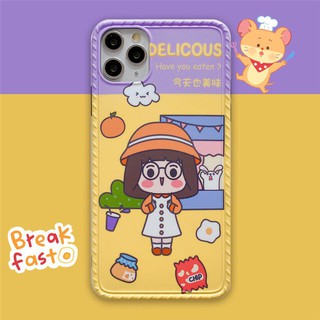 เคสไอโฟน เคสซิลิโคน 11 promax iPhone case เคสนิ่ม เนื้อซิลิโคน for iPhone X XS MAX XR  7+ 8PLUS full cover DELICIOUS