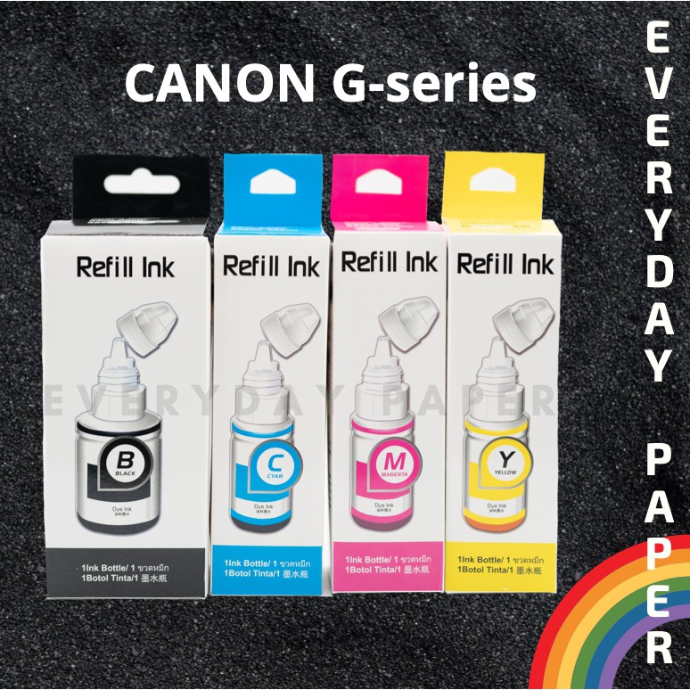 หมึกกล่องcanon-g-series-bk-c-m-y