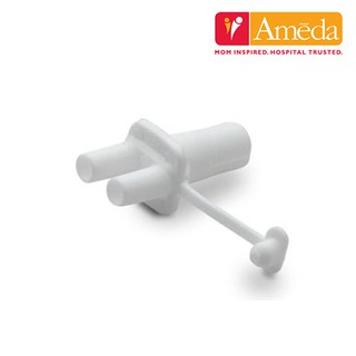 อะไหล่ ปั๊มนม Ameda แท้ - Tubing Adapter, White Pump Connector ข้อต่อสายยาง แยก2ทาง (ใช้กับ Ardo ได้) #AM003