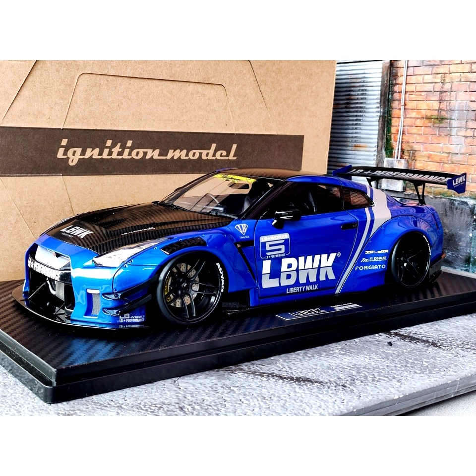 โมเดลรถR35 Nissan GTR r35 ignition model lb work Liberty walk LBWK ขนาด ...