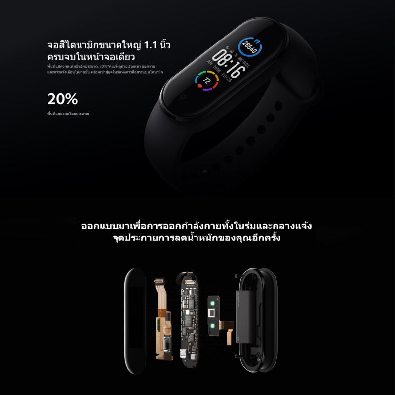 mi-band-5-global-version-เมนูอังกฤษ-อ่านข้อความไทยได้