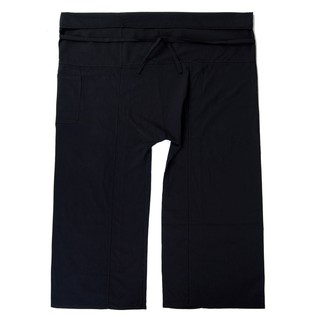 สินค้า กางเกงเล กางเกงเลผ้าฝ้าย กางเกงเลขายาว กางเกงสะดอ กางเกงขาก๊วย กางเกงเลขายาวผ้าฝ้ายแท้สีดำ