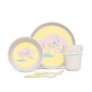 Penny ชุดอาหารไม้ไผ่ Bamboo Mealtime Set with Cutlery-Park Life