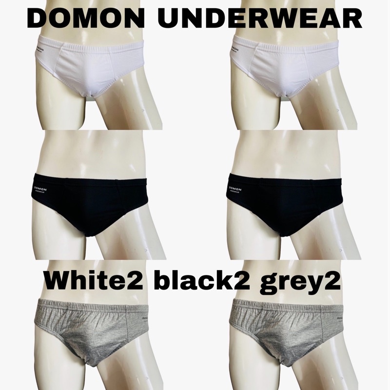 domon-underwear-กางเกงใน-domon-6-ตัว-1-เซต-ดำ-2-ตัว-ขาว-2ตัว-เทา-2ตัว