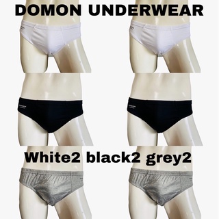 DOMON UNDERWEAR กางเกงใน DOMON 6 ตัว/1 เซต (ดำ 2 ตัว ขาว 2ตัว เทา 2ตัว)