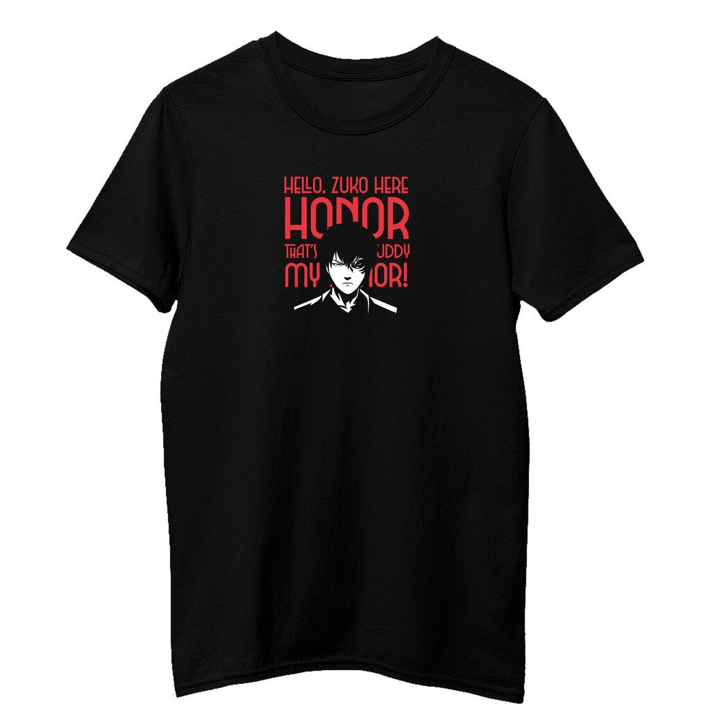 2022new-o-neck-custom-printed-mens-t-shirt-avatar-zuko-honor