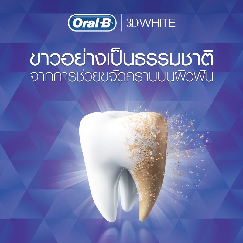 แพ็คสุดคุ้ม-oral-b-ออรัล-บี-ยาสีฟัน-ทรีดีไวท์-สูตรลมหายใจหอมสดชื่น-ขนาด-90-กรัม-จำนวน-2-หลอด