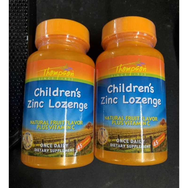 พร้อมส่ง!! ซิงค์แบบอมสำหรับเด็ก 4 ปีขึ้นไป Thompson Children's Zinc