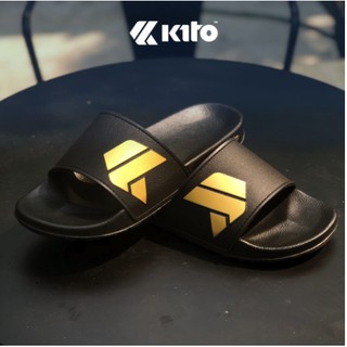 Clearance ส่งฟรีล้างสต๊อก Kito (Dance Gold Series Ah65 37-43 ) รองเท้าแตะแบบสวม หญิง-ชาย Black White Unisex EVA Sandals