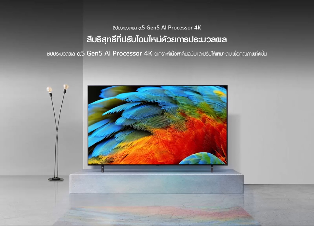 ภาพประกอบคำอธิบาย LG 43 นิ้ว NANO75SQA NanoCell 4K Smart TV รุ่น 43NANO75SQA l HDR10 Pro l LG ThinQ AI l Google Assistant
