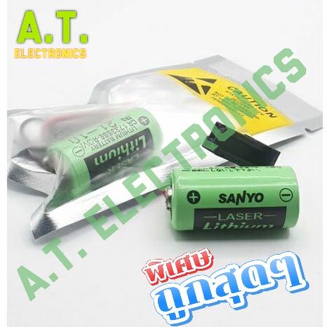 ถูกสุด-battery-sanyo-cr17335se-r-3v-ปลั๊กดำ-ของใหม่-สินค้าพร้อมส่ง