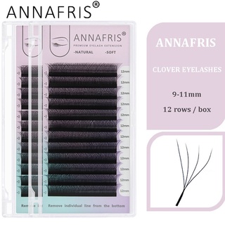 Annafris ขนตาปลอม รูปดอกไม้ 4D แฮนด์เมด