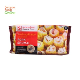 สินค้า Suraponfoods ขนมจีบหมูเห็ดหอม (Pork Shumai) แพ็คเล็ก 12 ชิ้น/แพ็ค