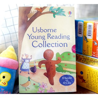 *พร้อมส่ง* หนังสือนิทานพร้อม CD ฝึกออกเสียง Usborne Young Reading Collection 10 เล่ม 10 CD มาในกล่องสวยงาม