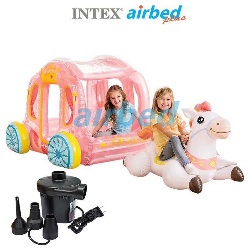 Intex แพรถม้าเจ้าหญิง รุ่น 56514 + ที่สูบลมไฟฟ้า | Shopee Thailand