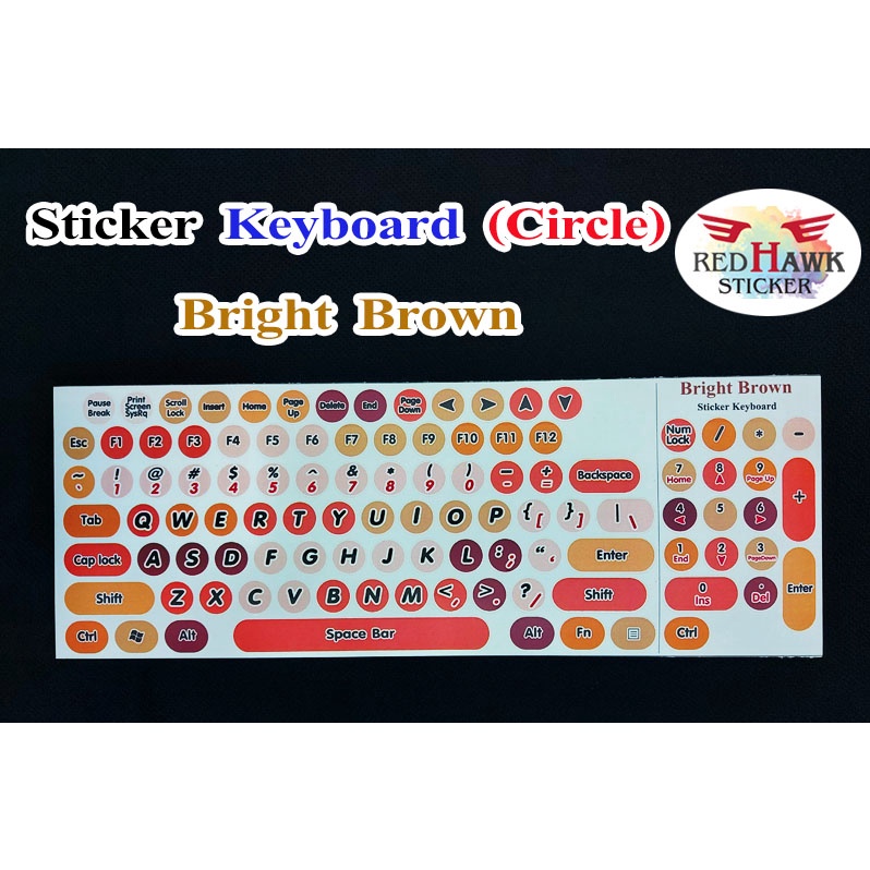 bright-brown-circle-keyboard-stickers-english-only-circle