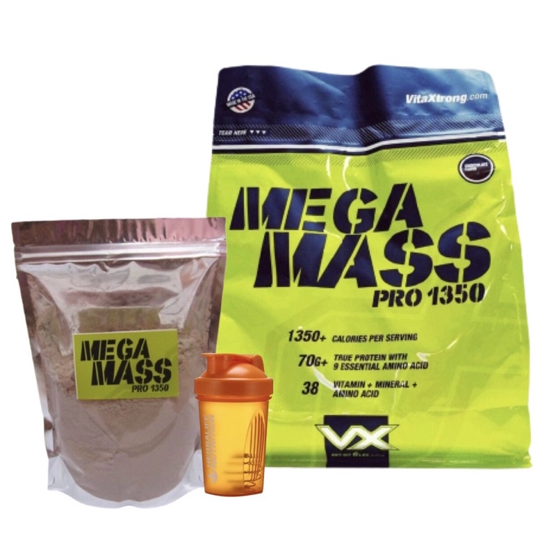 ภาพหน้าปกสินค้าVITAXTRONG MEGA MASS GAINER PRO 1350 WHEY PROTEIN 1 ปอนด์ เวย์โปรตีนสูตรเพิ่มน้ำหนัก/สร้างกล้ามเนื้อ FITWHEY
