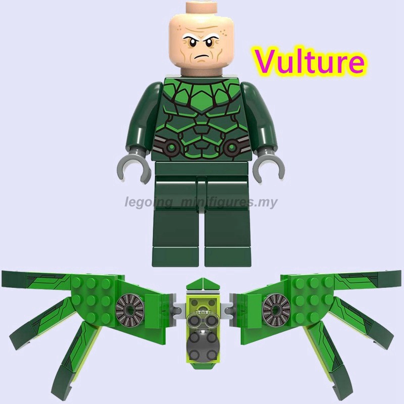 ของเล่นตัวต่อฟิกเกอร์-leging-minifigures-endgame-spiderman-far-from-home-punisher-vulture-sandman-สําหรับเด็ก