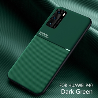 （Ready Stock）Huawei P40 P40 Pro Huawei P40 Pro Plus Matte Phone Case Fashion Hard Soft Anti Shock Shockproof Casing TPU New Leather Magnetic Cover