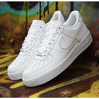 Nike Air Force 1 White🌟สอบถามก่อนสั่งนะคะ📍พร้อมส่ง รองเท้าแอร์ฟอร์ด ขาวล้วน