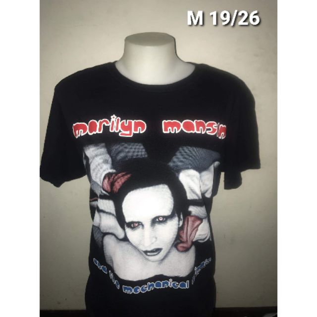 เสื้อ-marilyn-manson-เท่ห์ๆ-โดนๆ-คัดเด็ดๆมาราคาถูกๆ-ป้ายปั้มคอ-alfani-made-in-pakistan-ตอกปี-2008-ลิขสิทธิ์แท้