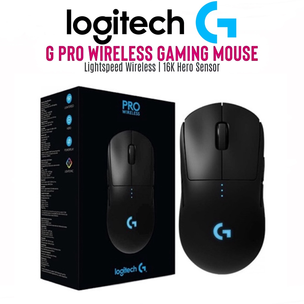 ภาพหน้าปกสินค้าโปรแรง4.4 ️เมาส์เกมมิ่งไร้สาย ️ Logitech G PRO Wireless Gaming Mouse Warranty 2 - Y จากร้าน hardware_corner บน Shopee