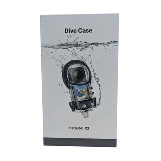 Insta360 Official X3 Dive Case (CINSBAQC) - IPX8, 50m Waterproof Depth  ( Black )