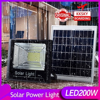 ภาพขนาดย่อของภาพหน้าปกสินค้าไฟโซล่าเซล 45w 200w 500w ไฟโซล่าเซลล์ solar light แสงสีเหลือง สีขาว ไฟสปอตไลท์ ไฟ solar cell IP67 จากร้าน easydy บน Shopee