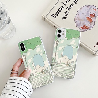 little rabbit เคสไอโฟน 12 pro 8พลัส cartoon case iPhone 11 12 13 14 pro max 7 8 plus se 2020 Xr Xs X max เคส นิ่ม