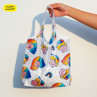 FLUFFY OMELET - MINI BOYS N GIRLS TOTE BAG