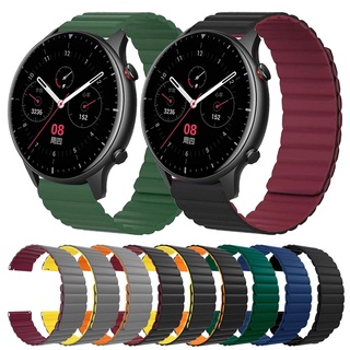 สินค้า สายนาฬิกาข้อมือซิลิโคน แบบแม่เหล็ก สําหรับ Xiaomi Huami Amazfit GTR 3 Pro / GTR 2 / Pace / GTR 47mm 42mm / GTR 2e/ Stratos