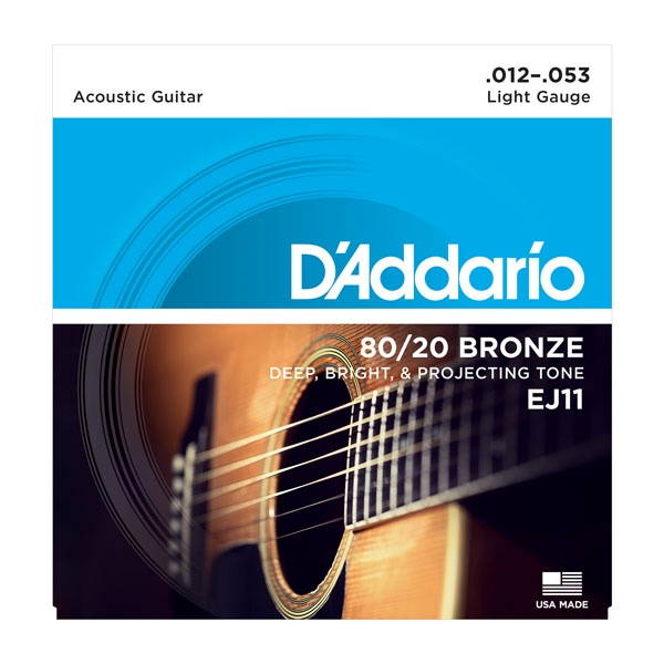 สายกีตาร์โปร่ง-daddario-80-20-bronze-acoustic-strings-ej10-ej13-ej11-ej12