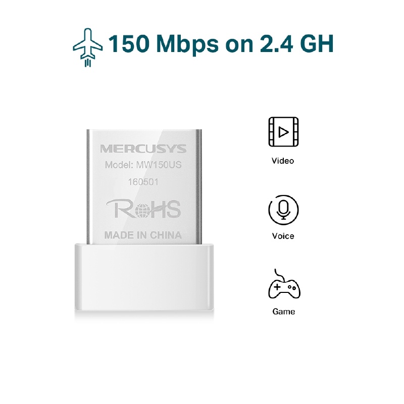 mercusys-mw150us-150mbps-wireless-n-nano-usb-adapter-ตัวรับสัญญาณ-wi-fi-ของแท้-ประกันศูนย์-1ปี