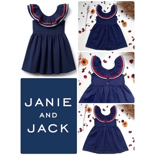 JANIE AND JACK "NAVY PONTE DRESS"