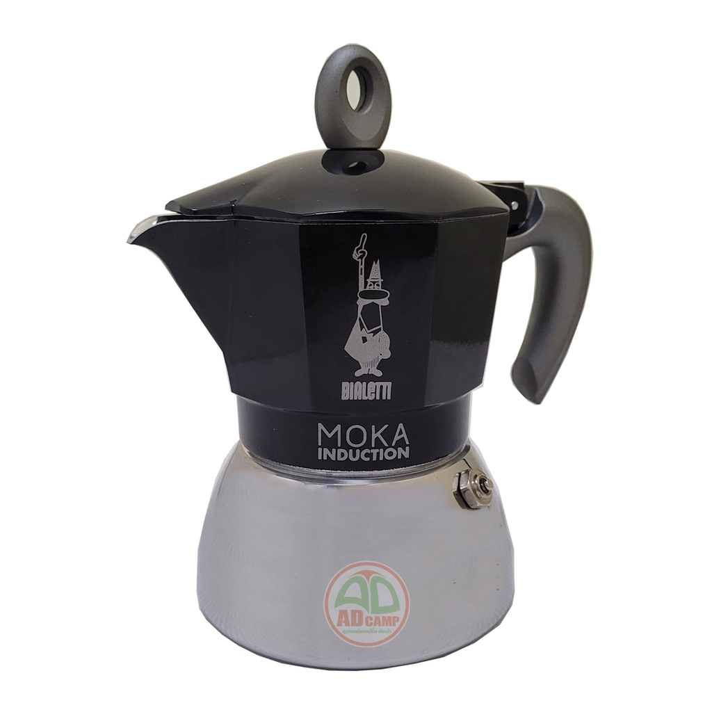 mokapot-bialetti-4-ถ้วย-moka-induction-เป็นรุ่นที่ผลิตออกมาเพื่อสามารถใช้กับเตาแม่เหล็กไฟฟ้าได้