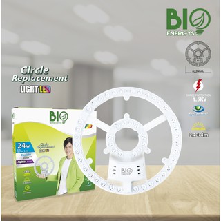 BIOENERGYS ใส้ซาลาเปา LED 24 วัตต์